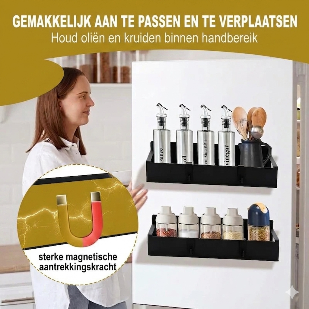 FlexiGrip™ Magnetisch Keuken & Opbergrek