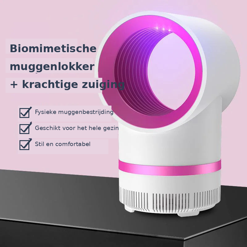 Draagbare USB Muggenlamp – Stille Insectenval voor Binnengebruik