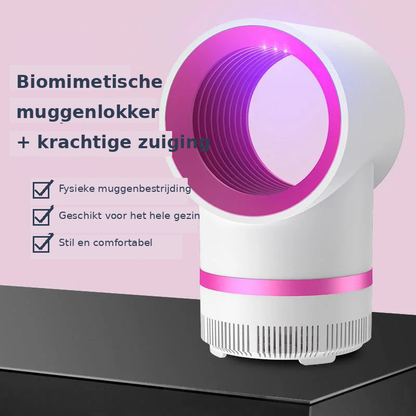 Draagbare USB Muggenlamp – Stille Insectenval voor Binnengebruik