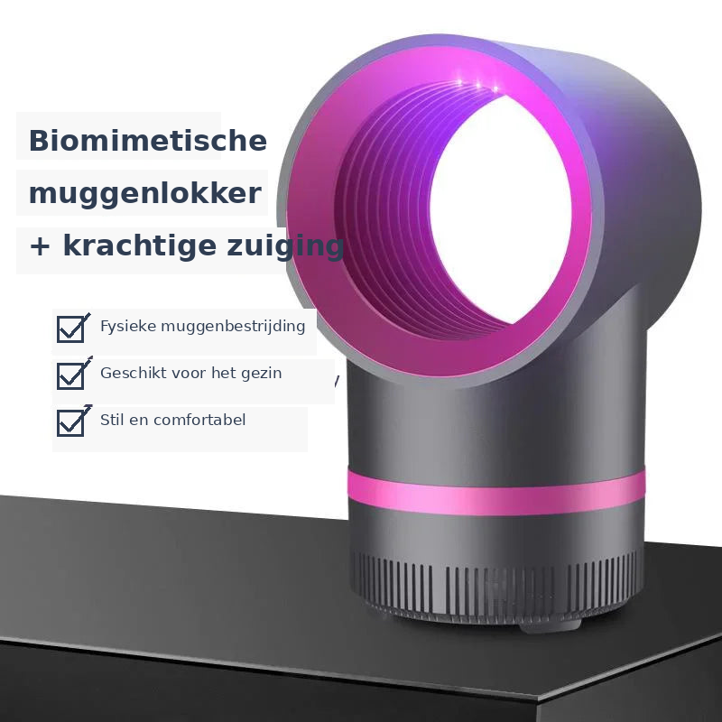 Draagbare USB Muggenlamp – Stille Insectenval voor Binnengebruik