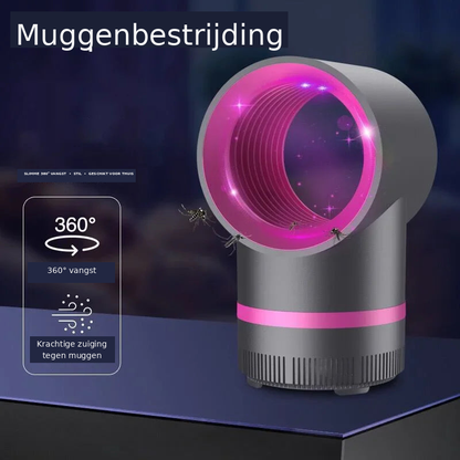 Draagbare USB Muggenlamp – Stille Insectenval voor Binnengebruik