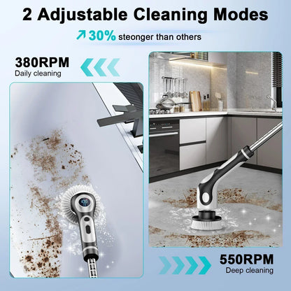 ScrubMate™ 11-in-1 Elektrische Schoonmaakborstel