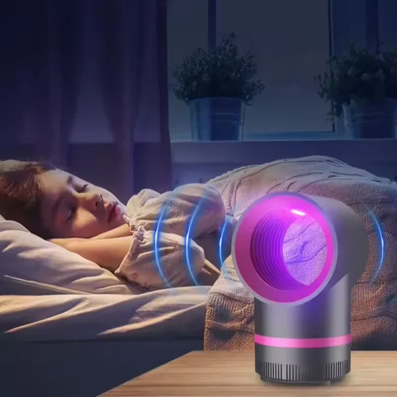 Draagbare USB Muggenlamp – Stille Insectenval voor Binnengebruik